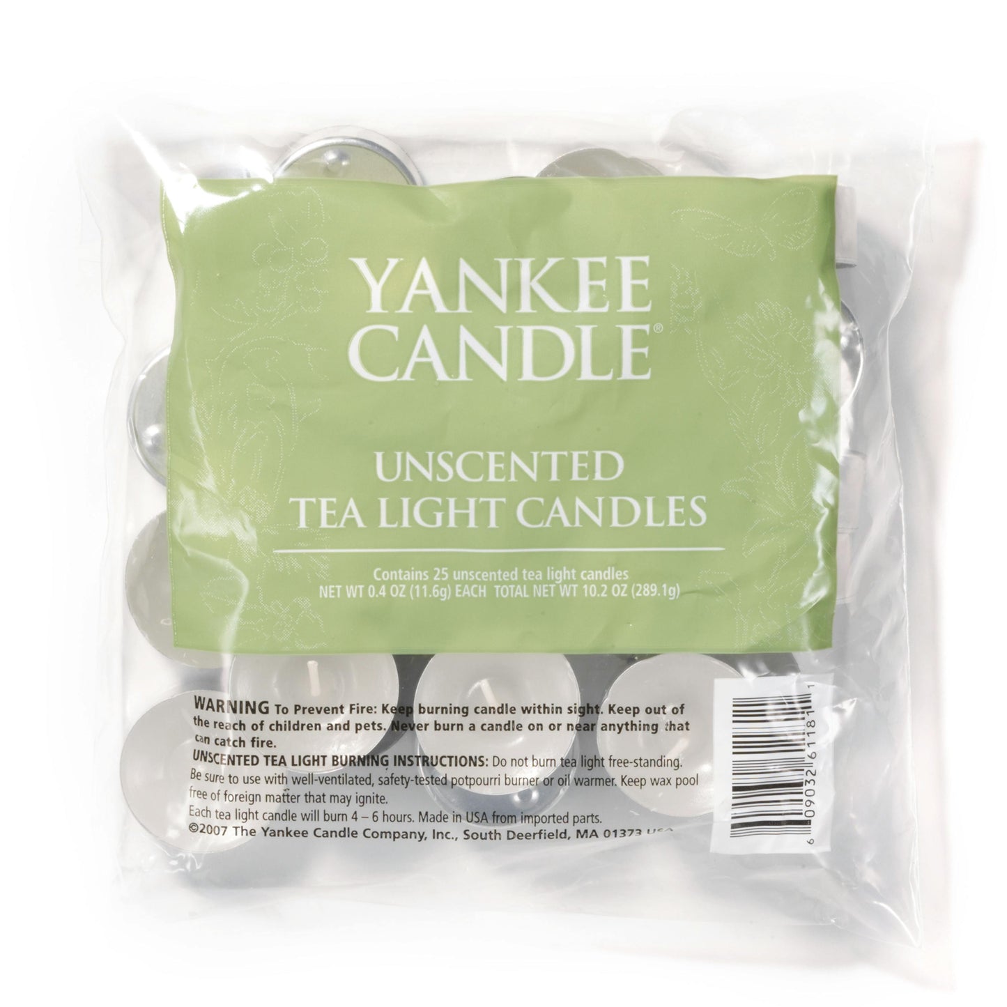 Unscented Tea Light Candles DMDJ