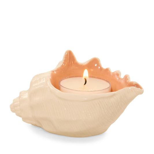 Seashell Tea Light Candle Holder CRTX