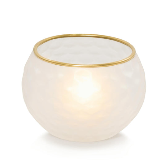 Frosted Honeycomb Tea Light Candle Holder H8GC